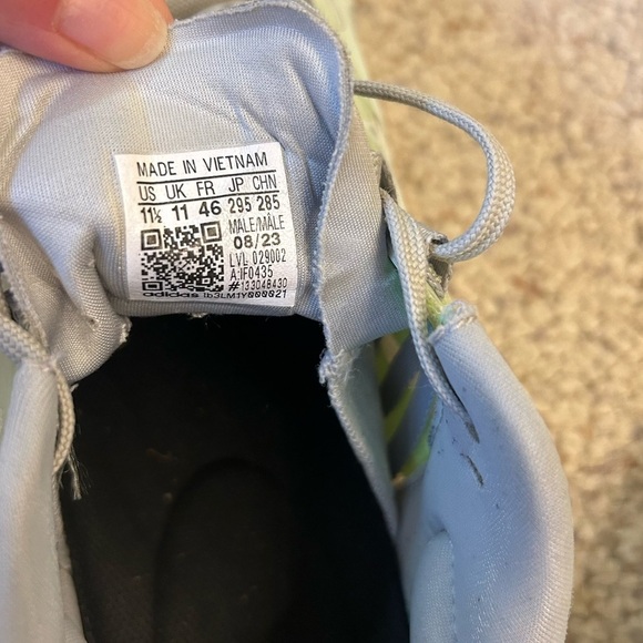 Adidas Adizero Cybersonic Shoes Tennis Pickleball Court Sneakers Size 11.5 Lime - Picture 11 of 11